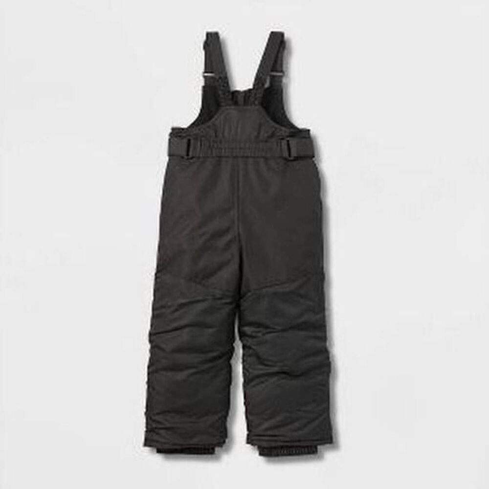 NWT Toddler Snow Play Snowsuit Bib Cat & Jack Black Size 4T Elastic